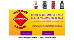 Desktop Screenshot of popperlandia.com